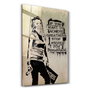 Wallity SPR-1353 Pintura Decorativa de Vidrio Templado Multicolor 46 x 72 cm